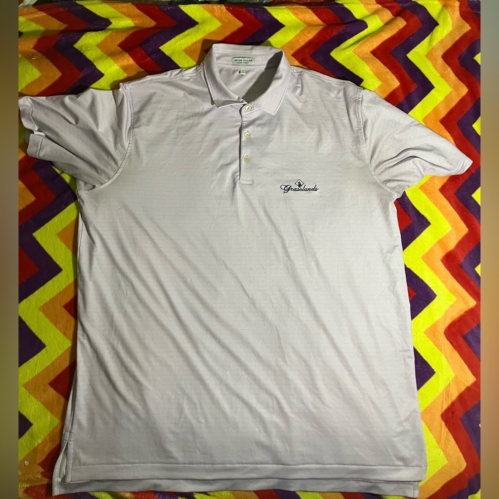 Peter Millar Summer Comfort Performance Polo Shirt Size XL